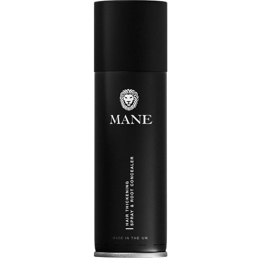 Mane Hair Thickening Spray & Root Touch Up, Instantly Thicker Hair for Men & Women, Fill in Hairlines and Hide Thinning and Fine Patches - Hazel, 12 Colors (6.76 oz)
