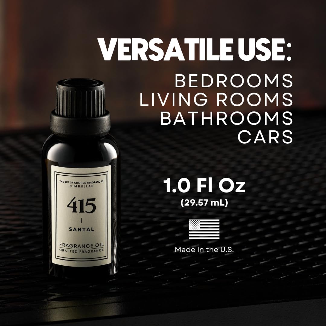 305 Amber - Fragrance Oil Diffuser, Essential Oil Diffuser, Luxury Hotel Air Fresheners for Home - Amber, Violet, Lily of The Valley, Musk (1 Fl Oz (Pack of 1) by Nimbu Lab