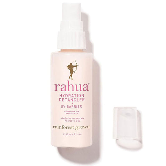 Rahua Hydration Detangler + UV Barrier, 2 Fl Oz, Moisturizing Formula Softens Hair, Smooths Frizz, Prevents Breakage and Damage, Creates Instantly Brushable Hair, Travel Size, TSA-Approved, Vegan