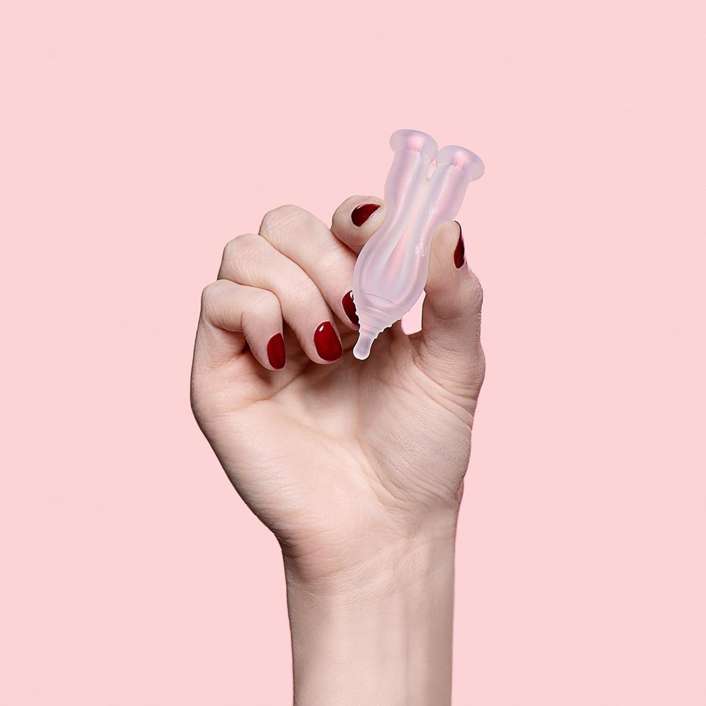 Casco Menstrual Cup & Case - Medical Grade Silicone Period Cup Made in Maine USA, Reusable Menstrual Cup (Mini - Low Cervix)