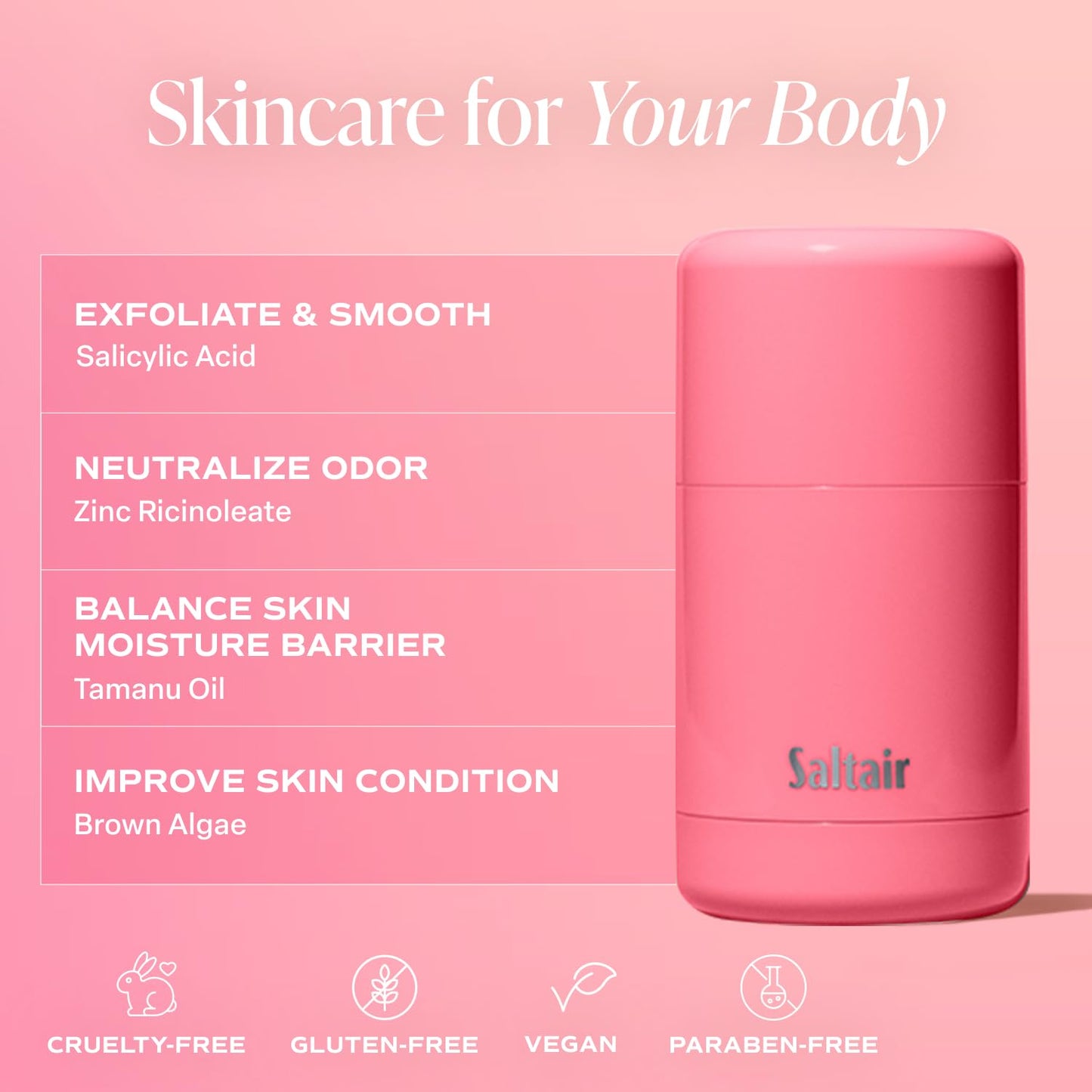 Saltair - Deodorant - Pink Beach - 2 Pack