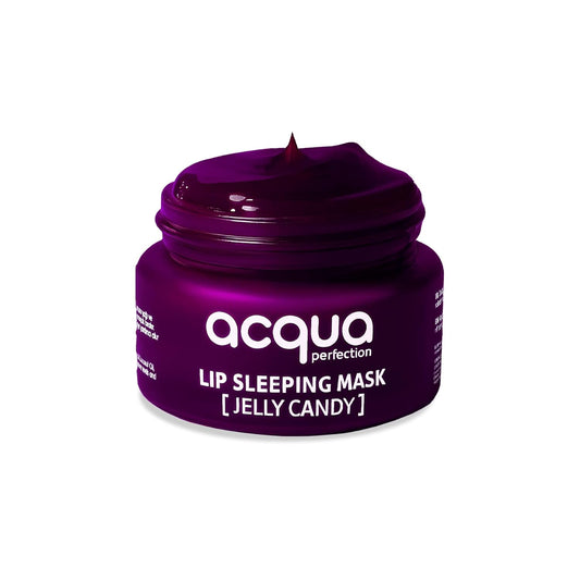 Lip Sleeping Mask – Vanilla | Overnight Hydrating Lip Treatment with Murumuru & Coconut Oil | 70 ml Natural Vegan Formula (70 ml, Jelly Candy)
