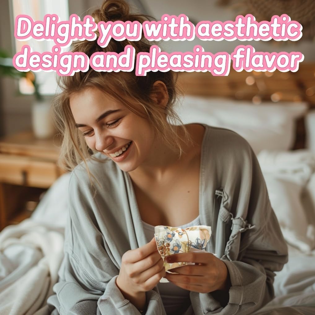 AUCUDA 4 Packs Sandalwood Scented Sachet Bags for Drawers and Closets, Potpourri Packets for Women Clothes, Handcraft Wedding Fragrance Mesh Pillow Summer, Bedroom Indoor Organza Fresheners Dried.