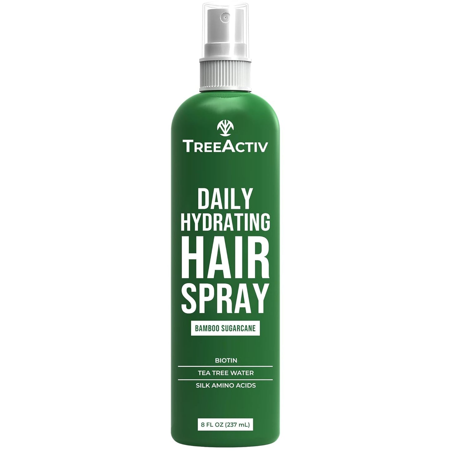 TreeActiv Hair Growth Daily Nourishing Spray with Biotin and Argan Oil - Fuller Hair for Women and Men, 8 fl oz, 2000+ Sprays