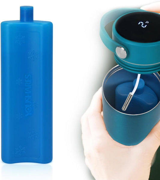 YOUSHARES Ice Pack for Insulin Cooler Travel Case, TSA Approved Freezer Ice Box for Injections, Keep Insulin Bottle Cooling 24h for Diabetic Supplies (1PCS)