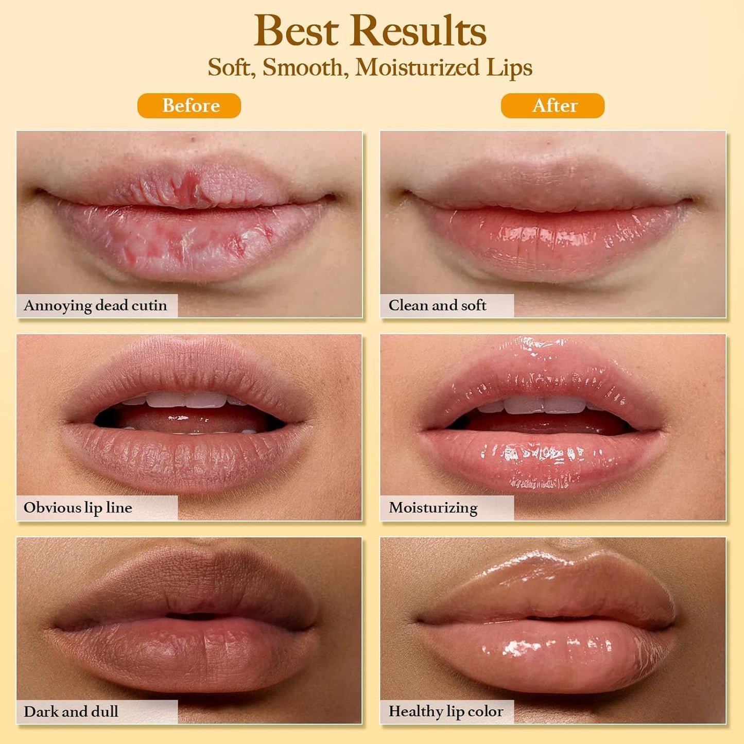 3PCS Turmeric Lip scrub 100g and Turmeric Lip Balm, Lip Scrubber Exfoliator Brush Set, Dark Lips Treatment for Smokers, Natural Exfoliator & Moisturizer Cracked, Dull, Reduce Fine Lines Lips