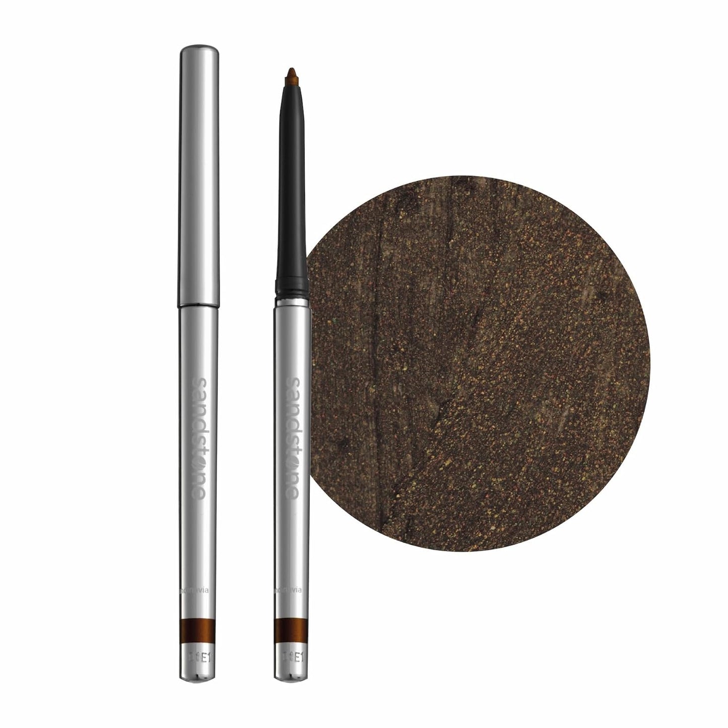 Hypoallergenic Waterproof Eyeliner - Fragrance Free Metallic Eye liner - Vegan and Cruelty Free Eye Pencil - Eyeliner Pencil for Sensitive Eyes (Spicy Cinnamon)