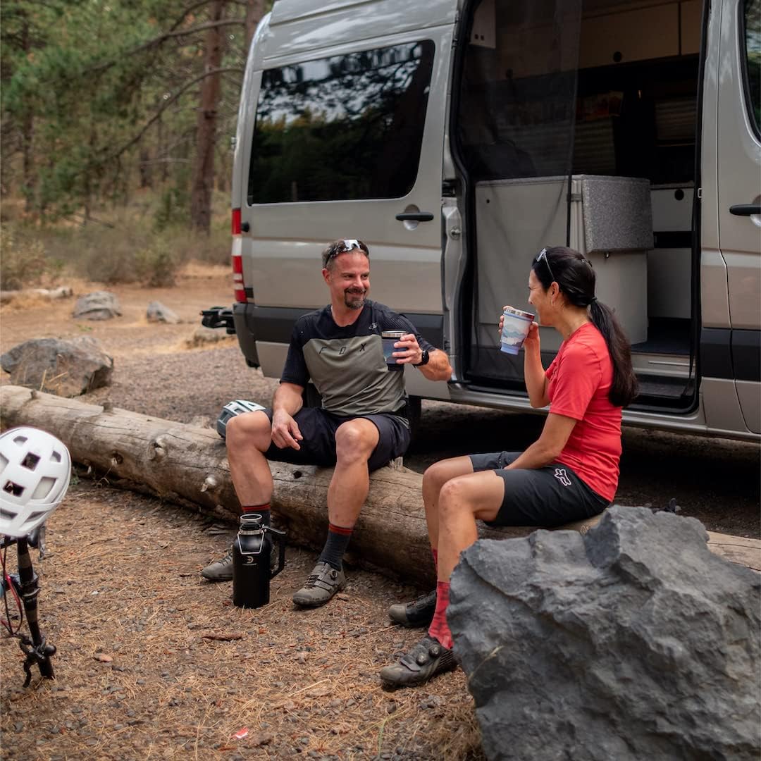 HYDAWAY 16oz Collapsible Tumbler - BPA-Free, Reusable Silicone Cup with Lid & Insulating Sleeve - Perfect for Coffee, Travel, and Everyday Use