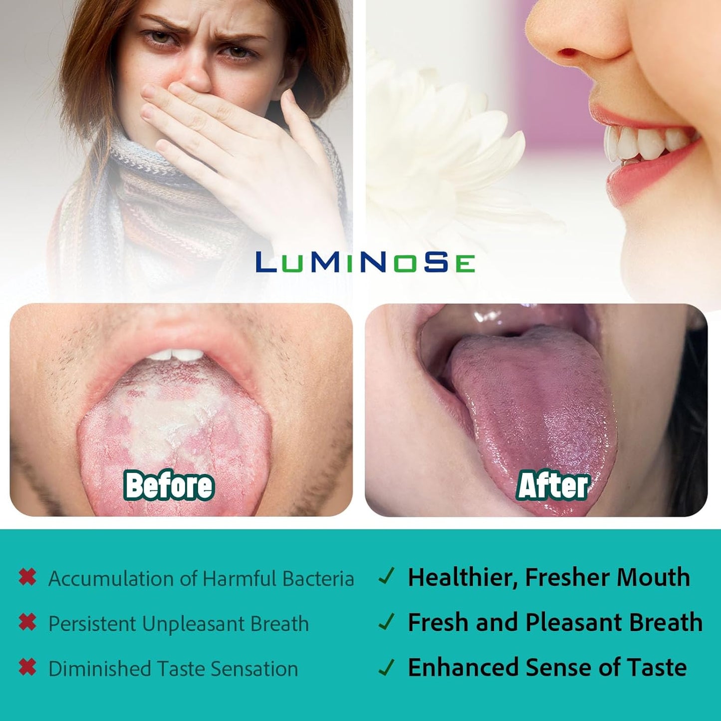 3 PCs Medical Grade Tongue Scraper by Vastmed | Stainless Steel Tongue Cleaner, Metal Tongue Scraper with Travel Bag | Tongue Scrubber for Bad Breath, Boost Oral Hygiene