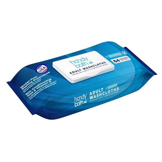 Wipes for Adult - Extra Large WashCloth, Unscented, Rinse-Free - Soft, Gentle for Sensitive Skin, Senior, Post-Surgery and Travel Hygiene