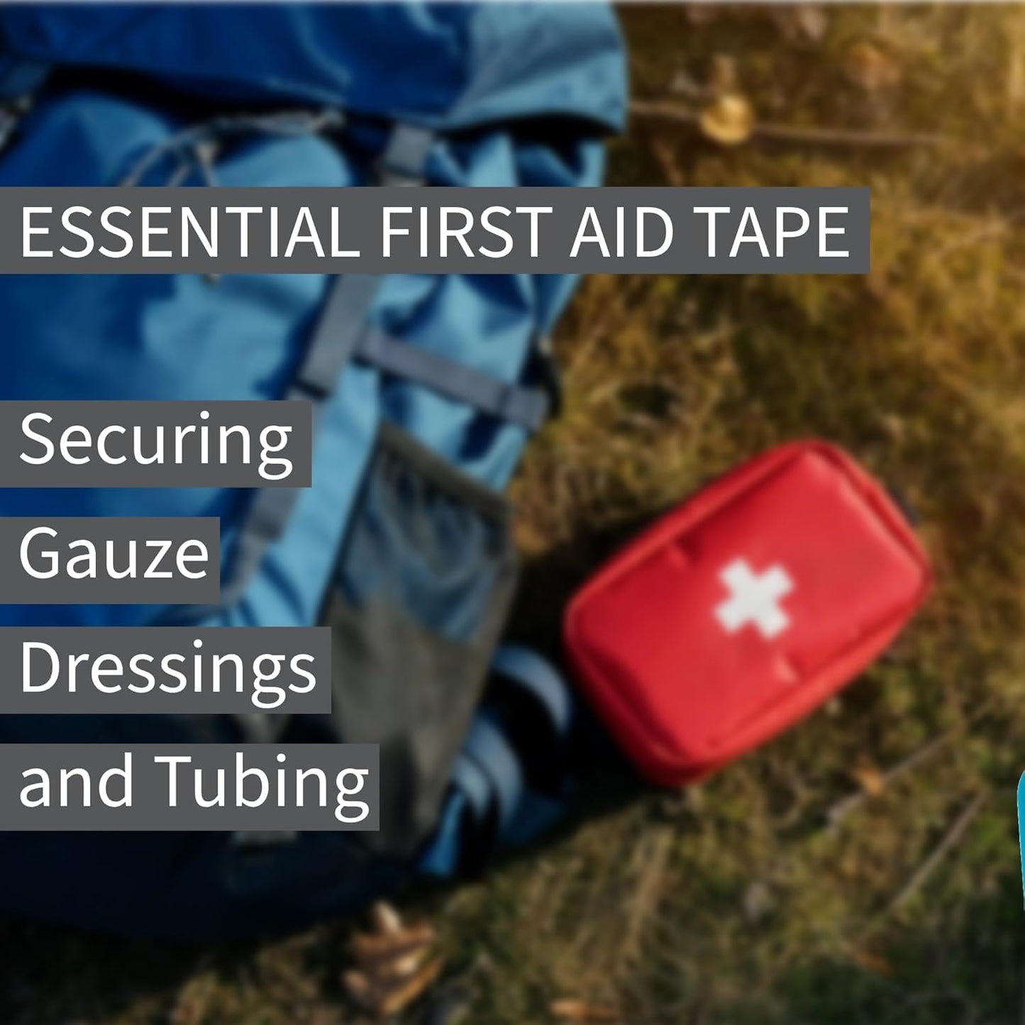 Paper Medical Tape with Dispenser 2"x10 Yards for Medical First Aid [10 Rolls + Dispenser] Lightweight Breathable Microporous Adhesive Latex Free Hypoallergenic Bandage and Wound Dressing Tape (10)