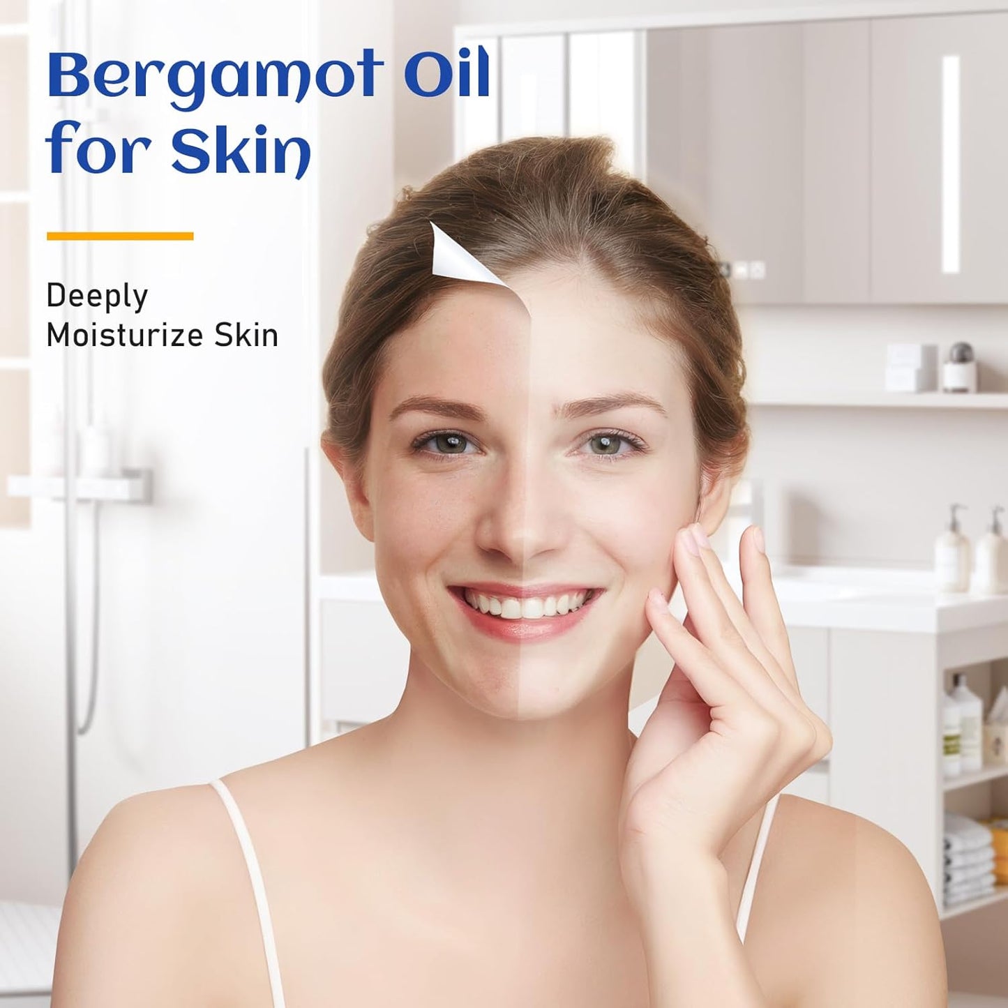 HIQILI 30ML Geranium Essential Oil， for Skin, Diffuser & Candle, 100% Pure and Natural - 1.01 Fl.Oz