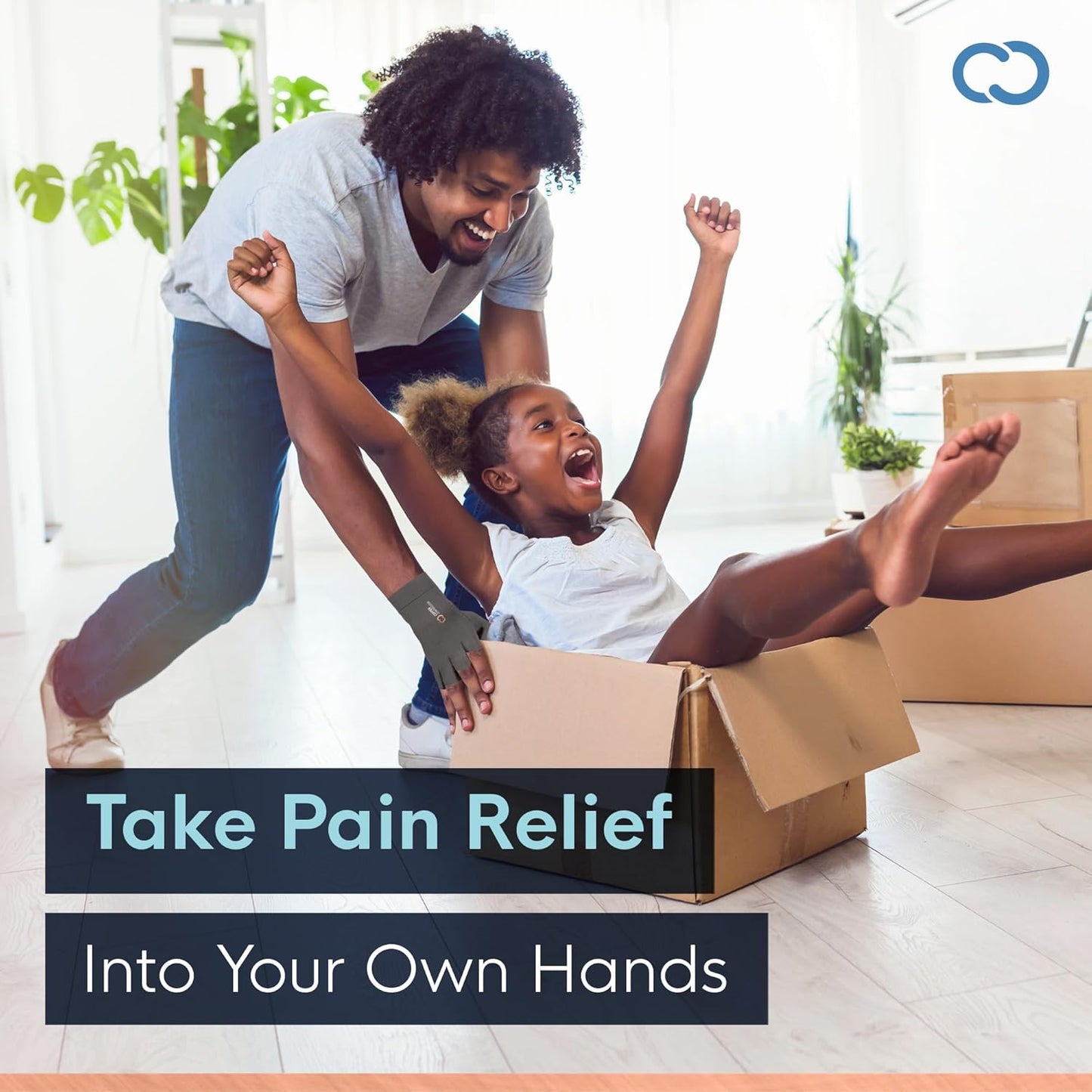 Copper Compression Arthritis Gloves | Fingerless Arthritis Carpal Tunnel Pain Relief for Men & Women | Hand Support Wrist Brace for Neuropathy, Rheumatoid, Tendonitis, Swelling, Crocheting, Typing Grey XL