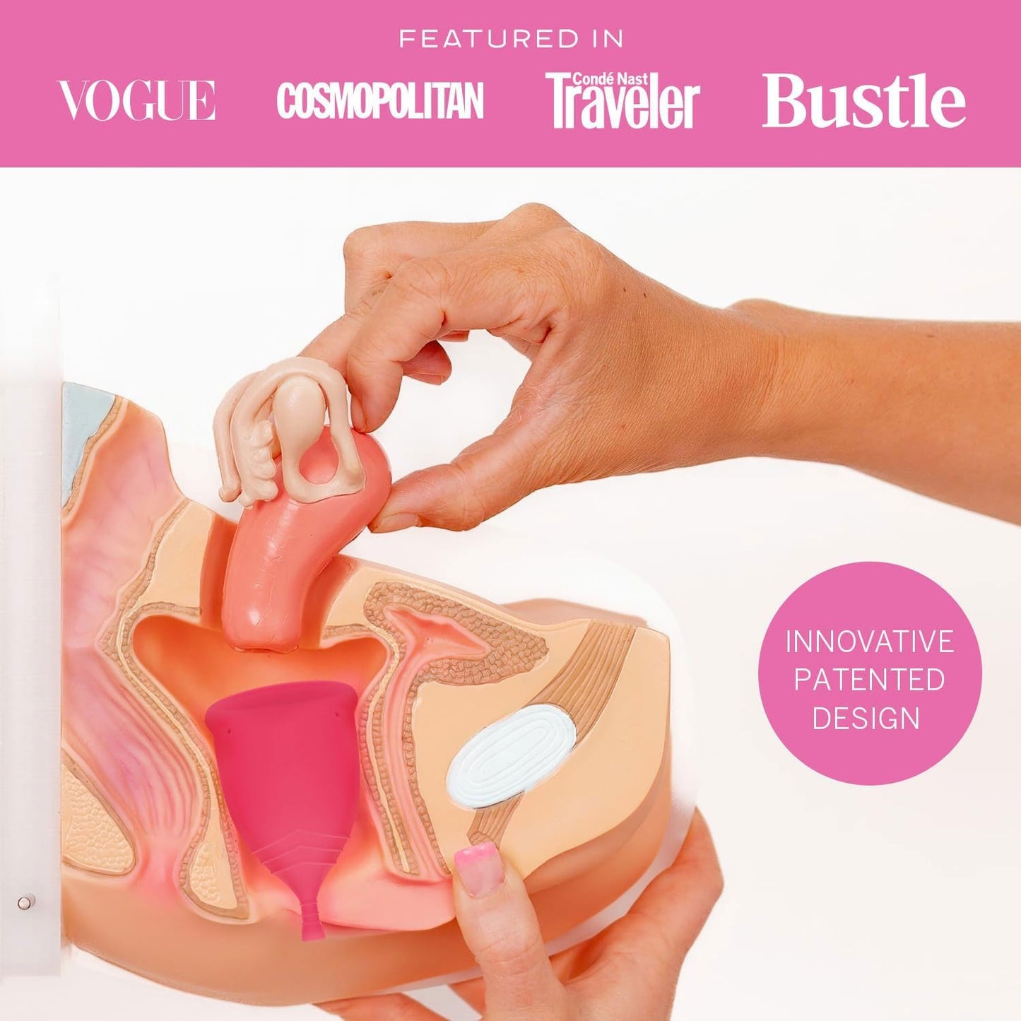 The Pixie Cup - Soft, Safe, Reusable Menstrual Cup – 100% Medical-Grade Silicone Period Cup - Buy One We Give One (Small)