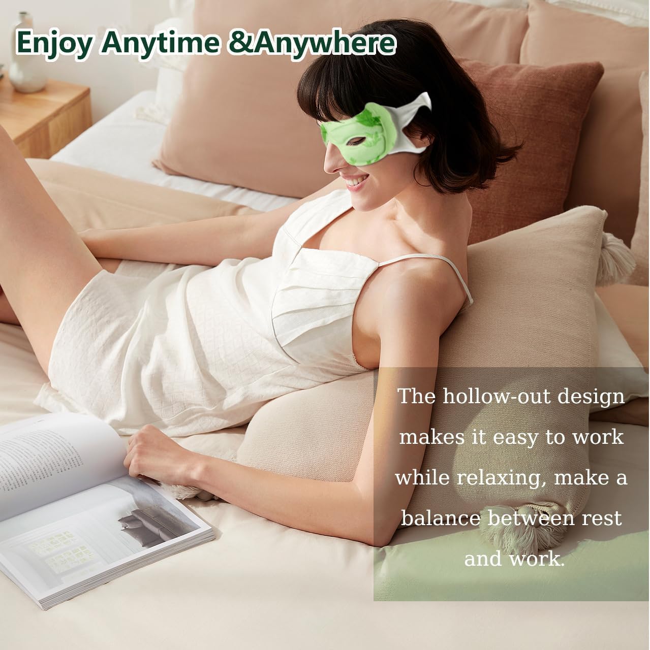 18 Packs Steam Eye Masks for Dry Eyes Hollow Spa Warm Eye Mask, Heated Eye Mask Reduce Puffiness & Dark Circles, Hydrate & Soothe Tired Eyes, Travel Essentials, Business Trip, Party Favors, Unscented