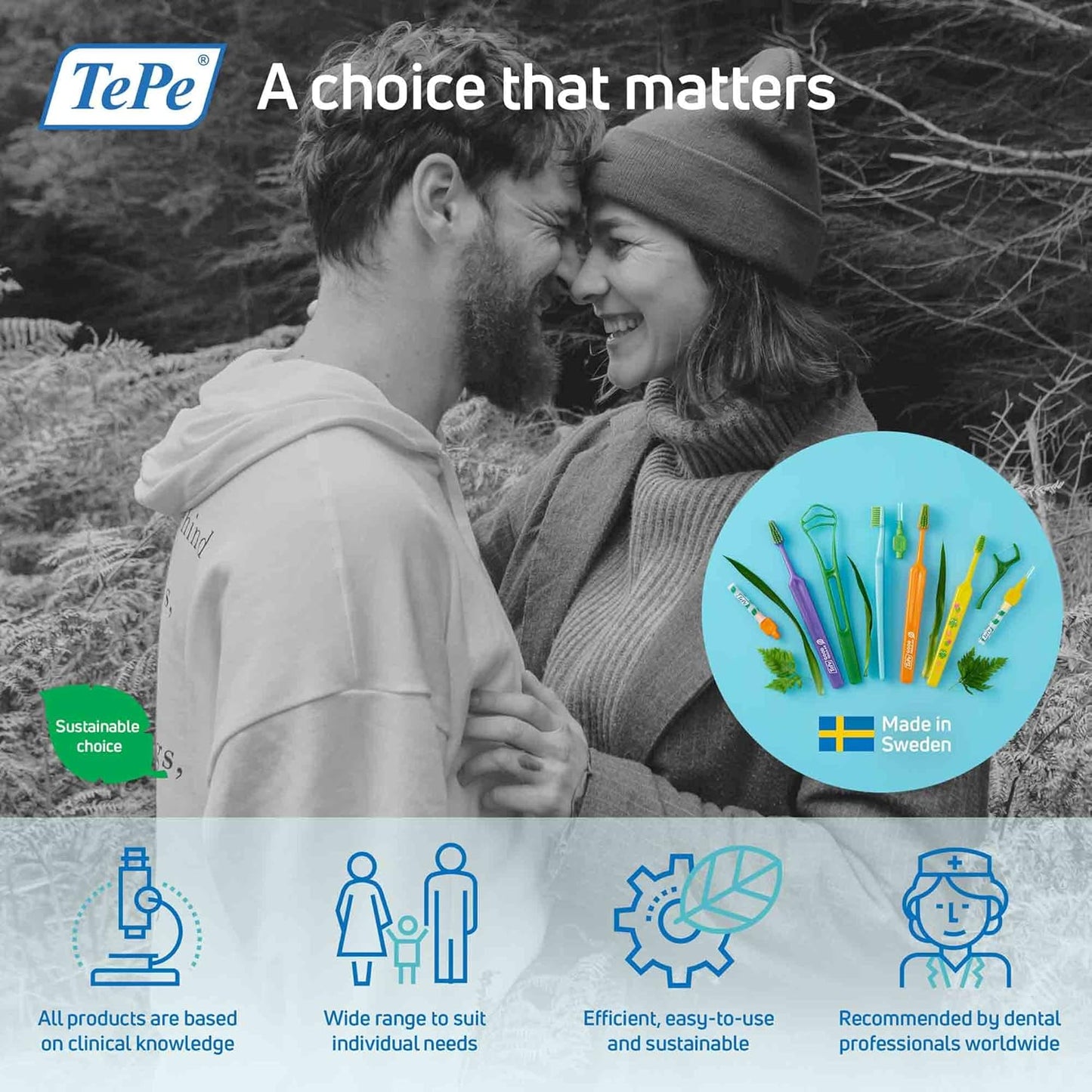 TePe® Interdental Brush Original Purple 1.1 mm 20-Pack