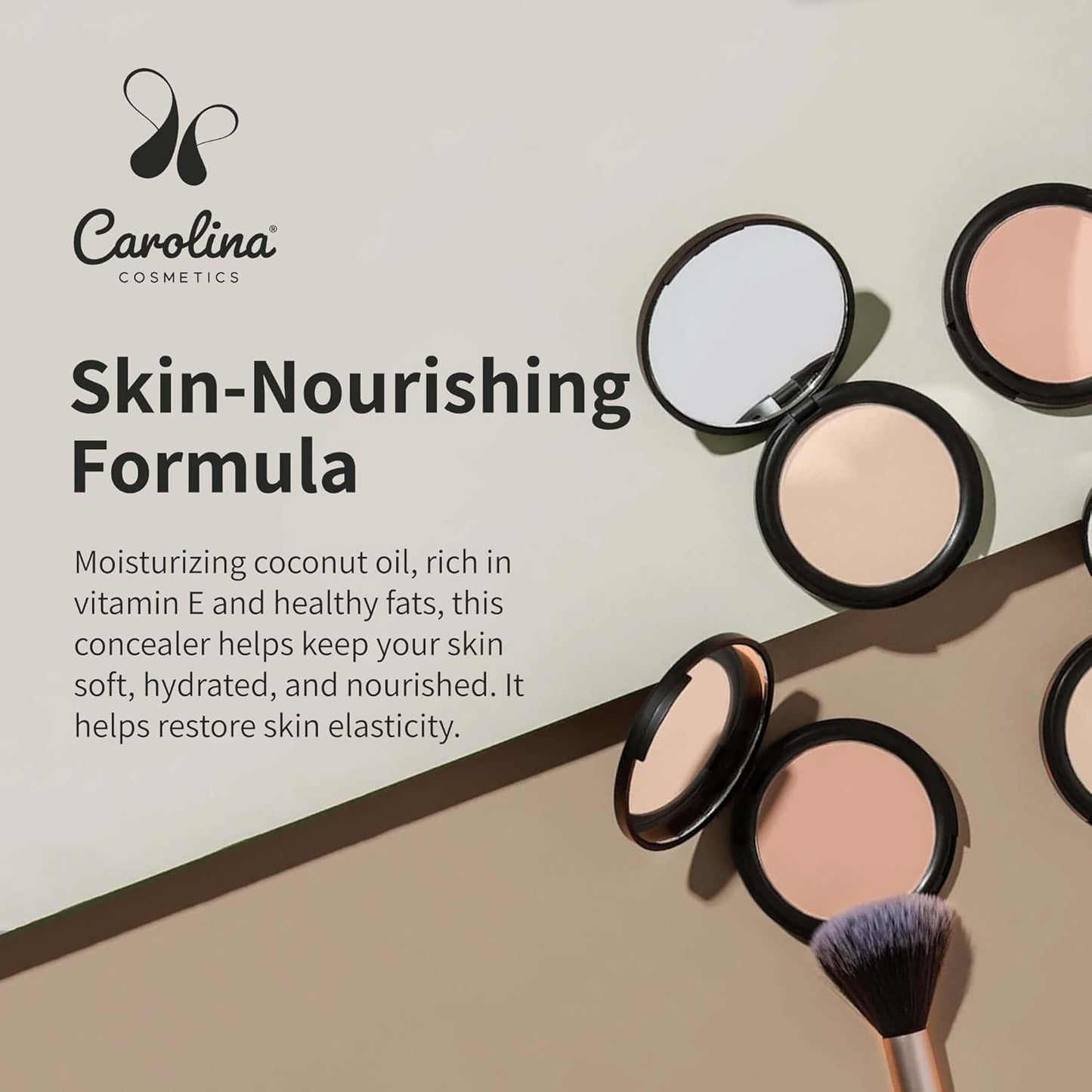 Candelilla Cream Concealer in Classy Color - Vegan, Non-GMO - Minimizes Dark Circles, Blemishes & Uneven Skin Tone - 0.11 oz