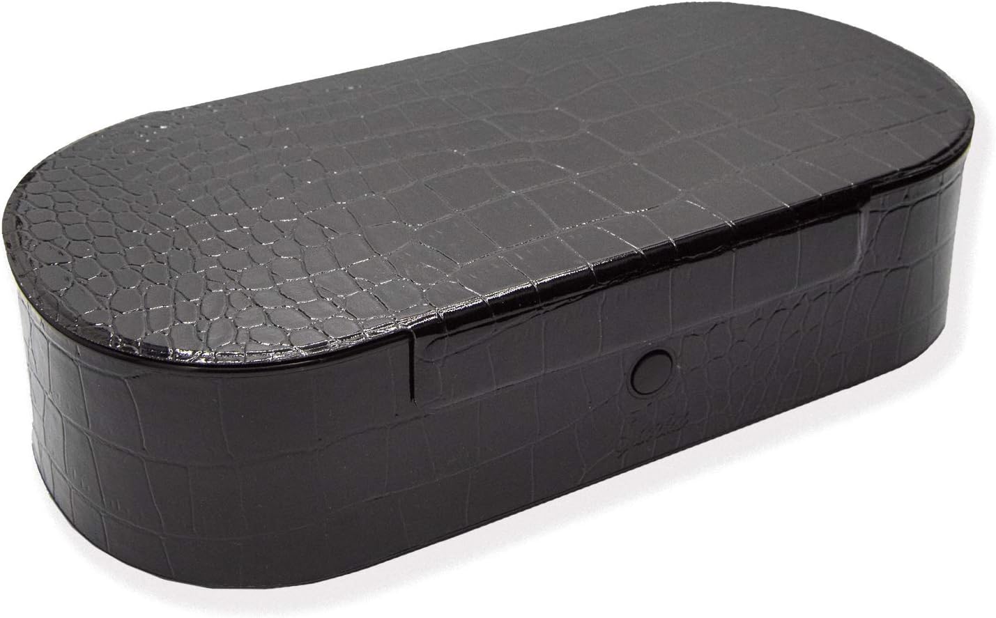 Sonix Beyond UV+O3 Sanitizer Box and Universal Charger UV and Ozone Disinfector for Phone, Mask, Makeup Brush, Nail Tool (Black Croc)