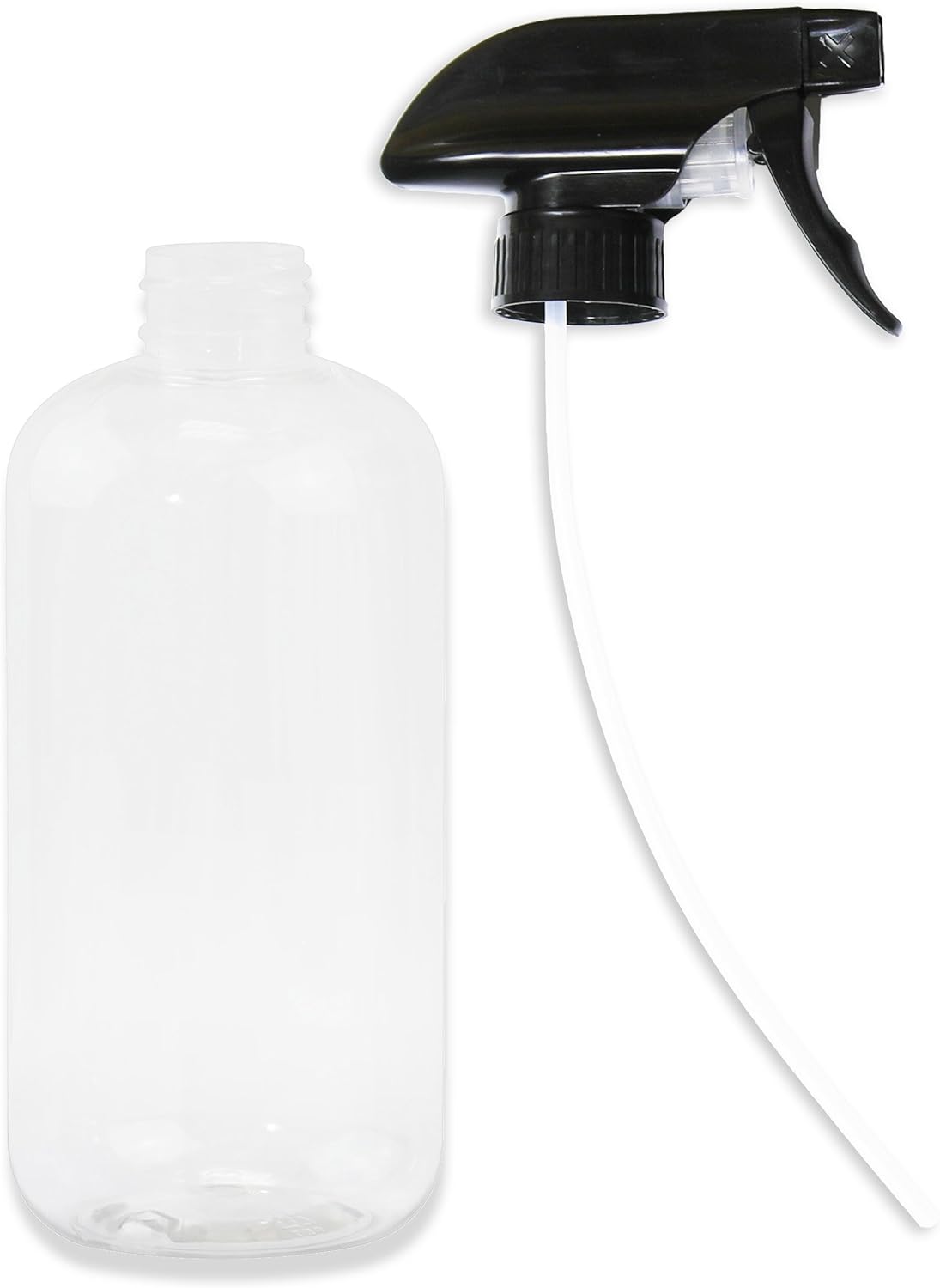 EPAuto Heavy Duty Chemical Resistant Spray Bottles with Sprayer (16 oz), Clear, 3-Pack