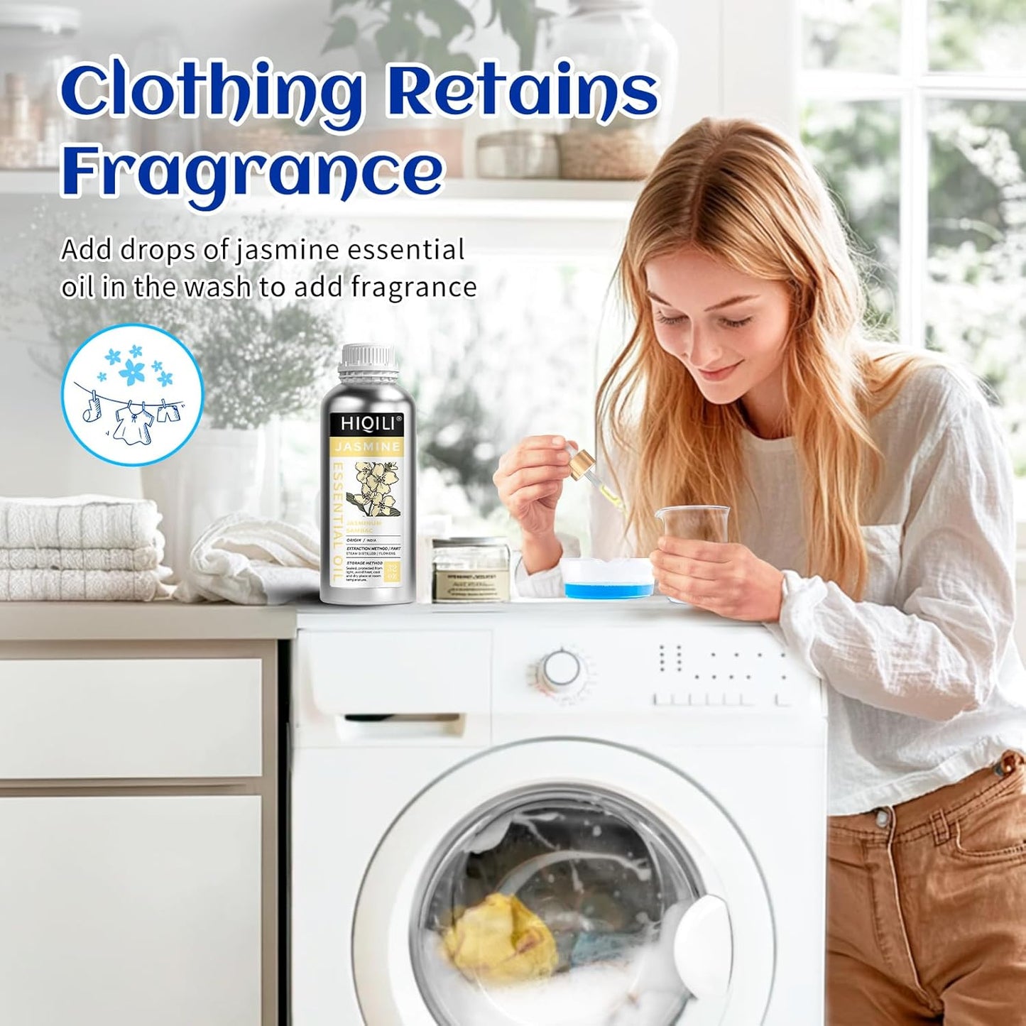 HIQILI 32 Fl Oz Jasmine Essential Oil - 1000ML