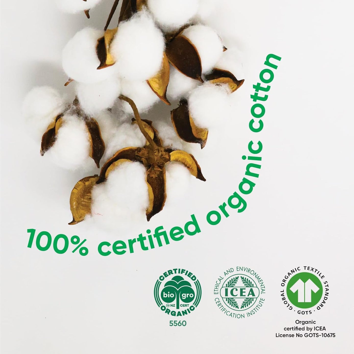 Oi | Organic Initiative - 100% Certified Organic Cotton Non-Applicator Tampons | Ultra-Absorbent, Unscented, Natural, Non-Toxic, Applicator Free | Super | 56 Tampons