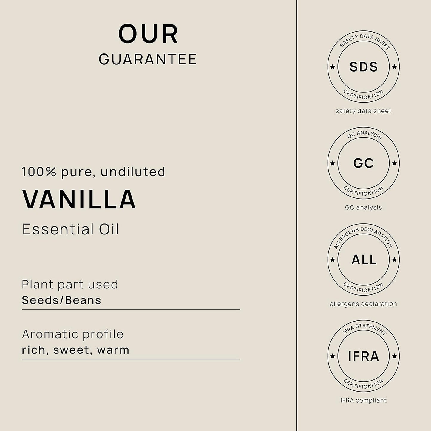 VINEVIDA Vanilla Oleoresin Essential Oil 10 mL - Undiluted Vanilla Oil 10 mL - Vanilla Candle Oil Scent - DIY Candle Scents for Candlemaking - 10 mL Essential Oil for Soap Making Safe for Skin