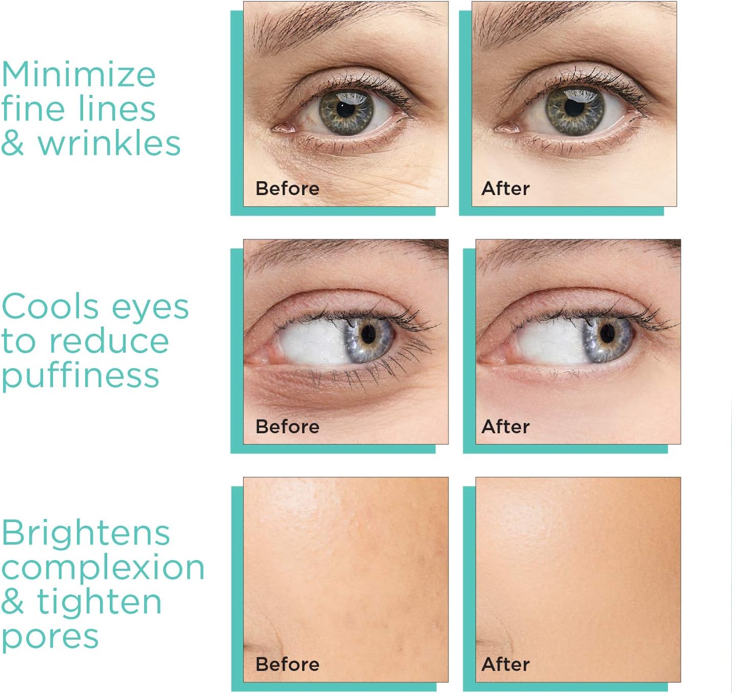 Ice Globes for Face, Freezer Safe and Highly Effective Facial Globes for Daily Beauty Routines, Face Roller to Tighten Skin, Reduce Puffiness, Enhance Circulation and Complexion (Blue)