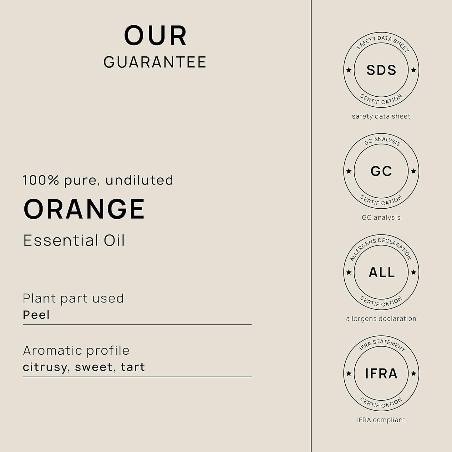 VINEVIDA Orange Sweet Essential Oil - Undiluted Orange Oil - DIY Candle Scents for Candlemaking - 10 mL Safe for Skin