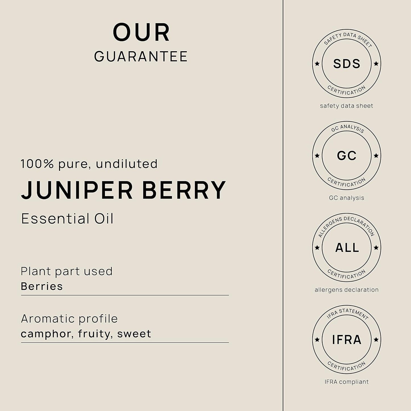 VINEVIDA Juniper Berry Essential Oil 32 oz-Undiluted oz-Juniper Candle Scent-DIY Scents for Candlemaking-Bulk Soap Making Safe Skin (32GALV-OBP-JUN-IND-32)