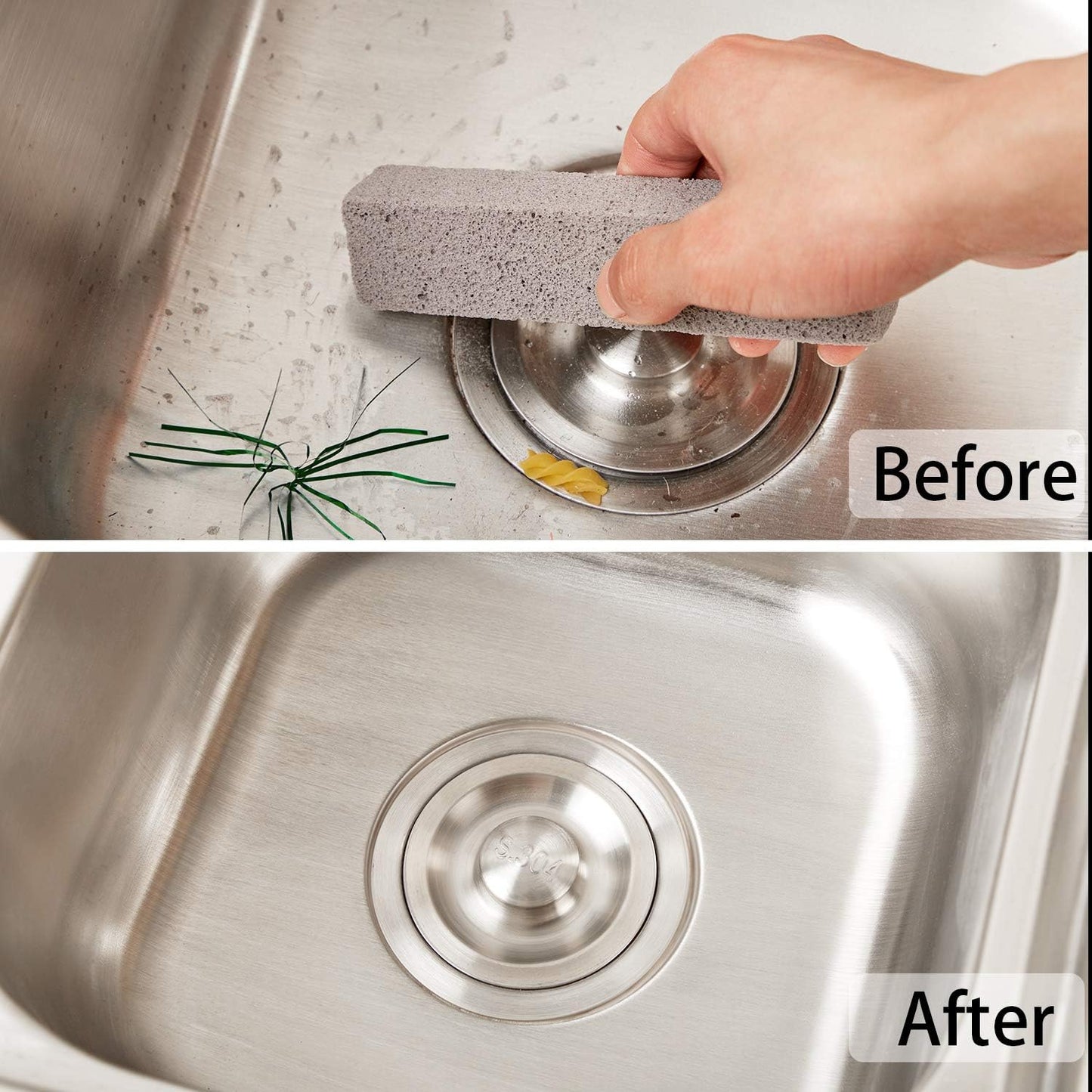 Chinco 24 Packs Pumice Stick for Cheaning, Pumice Scouring Stone Pad Removing Stain Grime Without Leaving Scratches for Kitchen Oven Stove Home Bathroom Toilet Pool House Cleaning Supplies