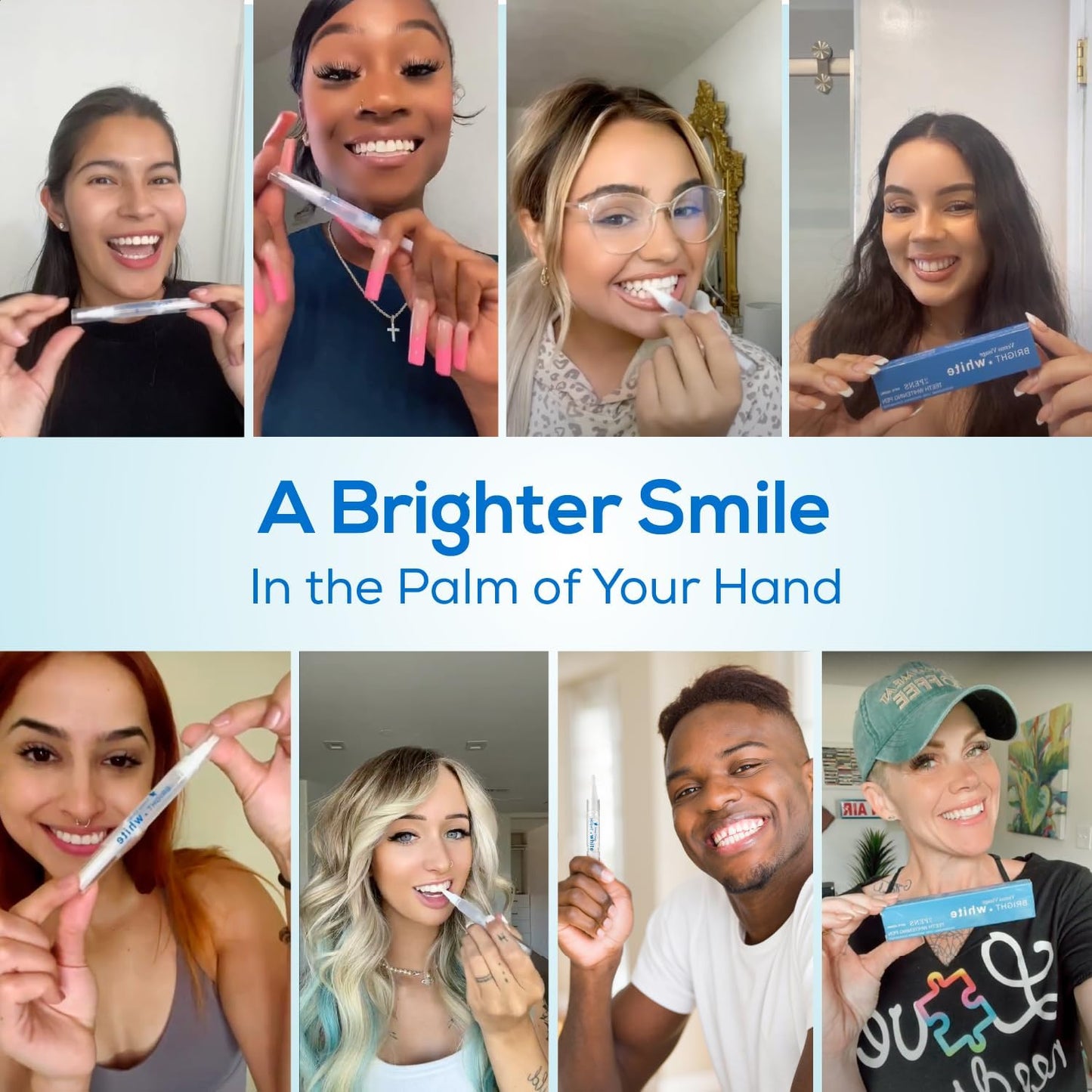 Venus Visage Award Winning Teeth Whitening Pen, 20+ Uses - Teeth whitening Gel Professionally formulated - Best Teeth whitening kit Teeth Whitener - Low Sensitivity (Mint) (0.07 Fl Oz (Pack of 4))