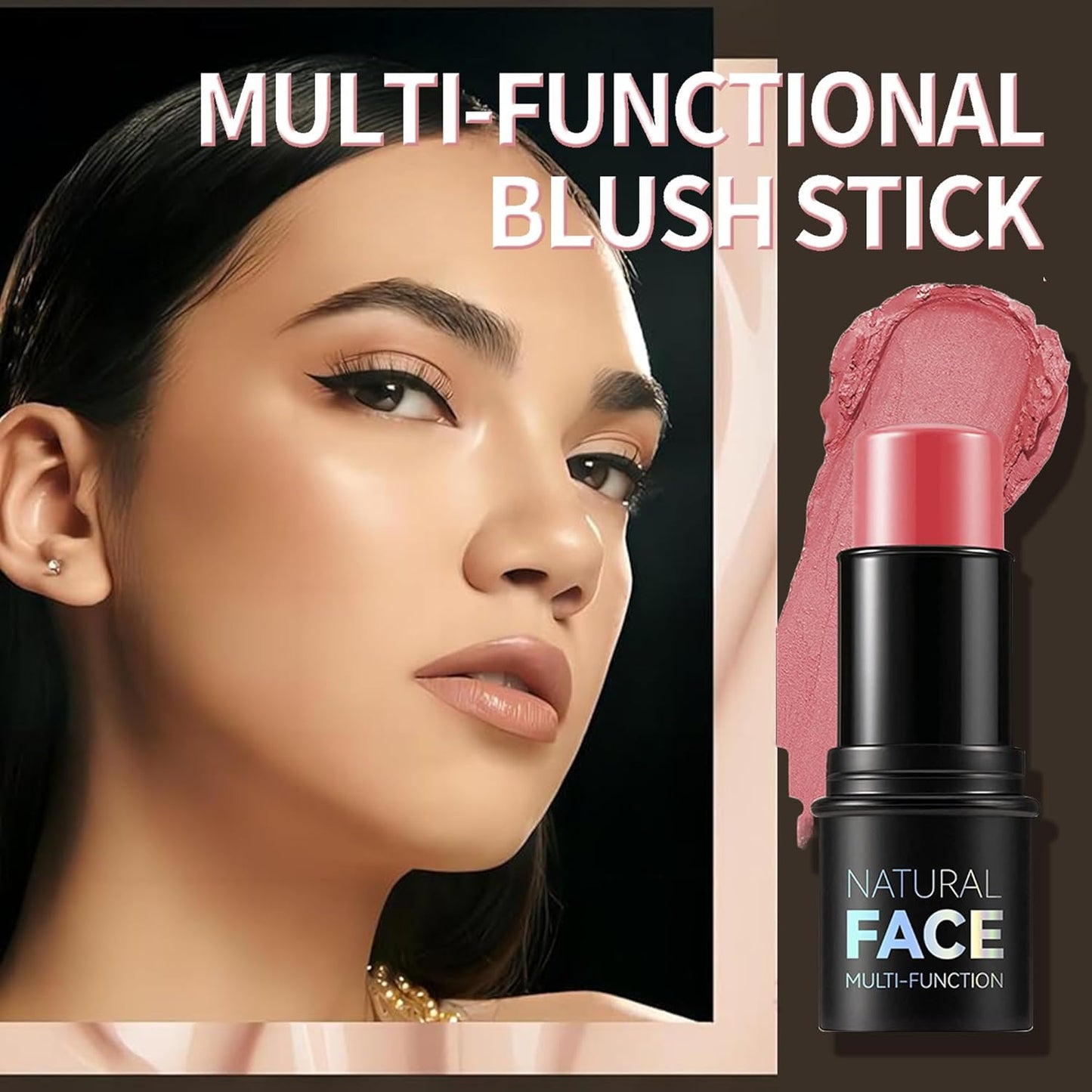 Highlighter Contour Stick, Milk Makeup Contour, Blush Sticks, Highlight Contour Palette, Glint Highlighter, Make Up Highlighter, Best Contouring Stick, Highlighter Makeup Stick, 05#RUGOSA ROSE