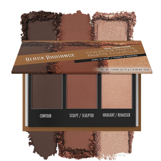 Black Radiance True Complexion Contour Palette, Dark To Deep
