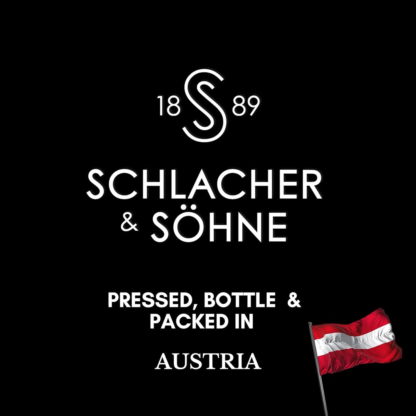 Schlacher & Söhne Styrian Pumpkin Seed Oil: 100% Pure, Cold Pressed, Non GMO, Gluten Free, Vegan, May Helps in Hair Growth, Made in Austria (100 ml, 3.3 FL OZ)