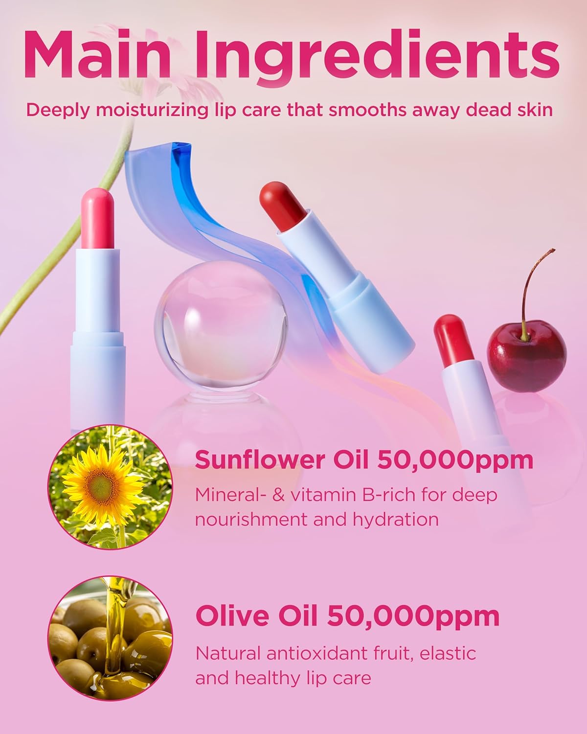 TOCOBO Glow Ritual Lip Balm 001 Coral Water 0.67 oz / 19g | Glow Moisturizing Vegan Lip Balm including High Nutrition & Transparent Coral Color