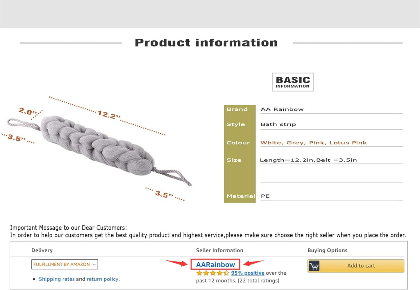 AARainbow 4 Packs Long Stretch Back Sponge with Rope Handles Back Scrubber Bath Shower Mesh Sponge Exfoliating Body Scrub Stretch Braided Loofah for Men and Women (1 White+1 Grey+1 Pink+1 Lotus Pink