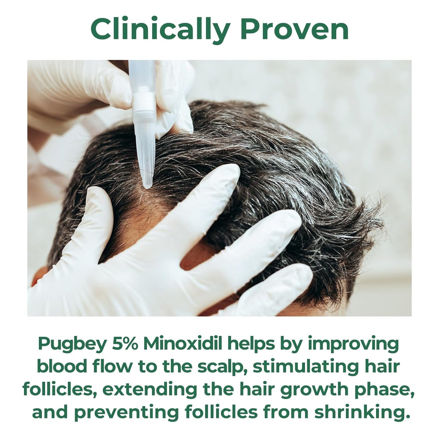 5% Minoxidil for Men, Minoxidil Spray for Women Hair Growth, Beard and Hair Growth Serum, Regrowth Treatment, 3.38 Fl Oz, 2 Month Supply