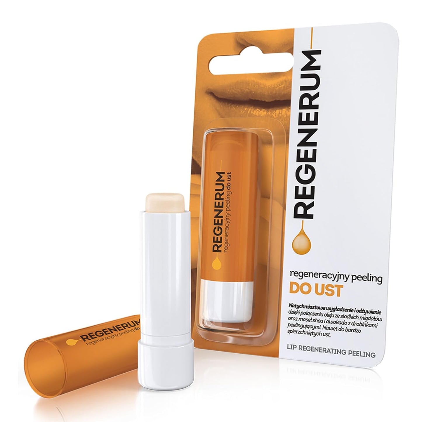 Lip Peeling - Intensive Moisturization & Nourishment for Very Chapped Skin, Silica Exfoliation, Firmness Restoration, and Protection - 5g