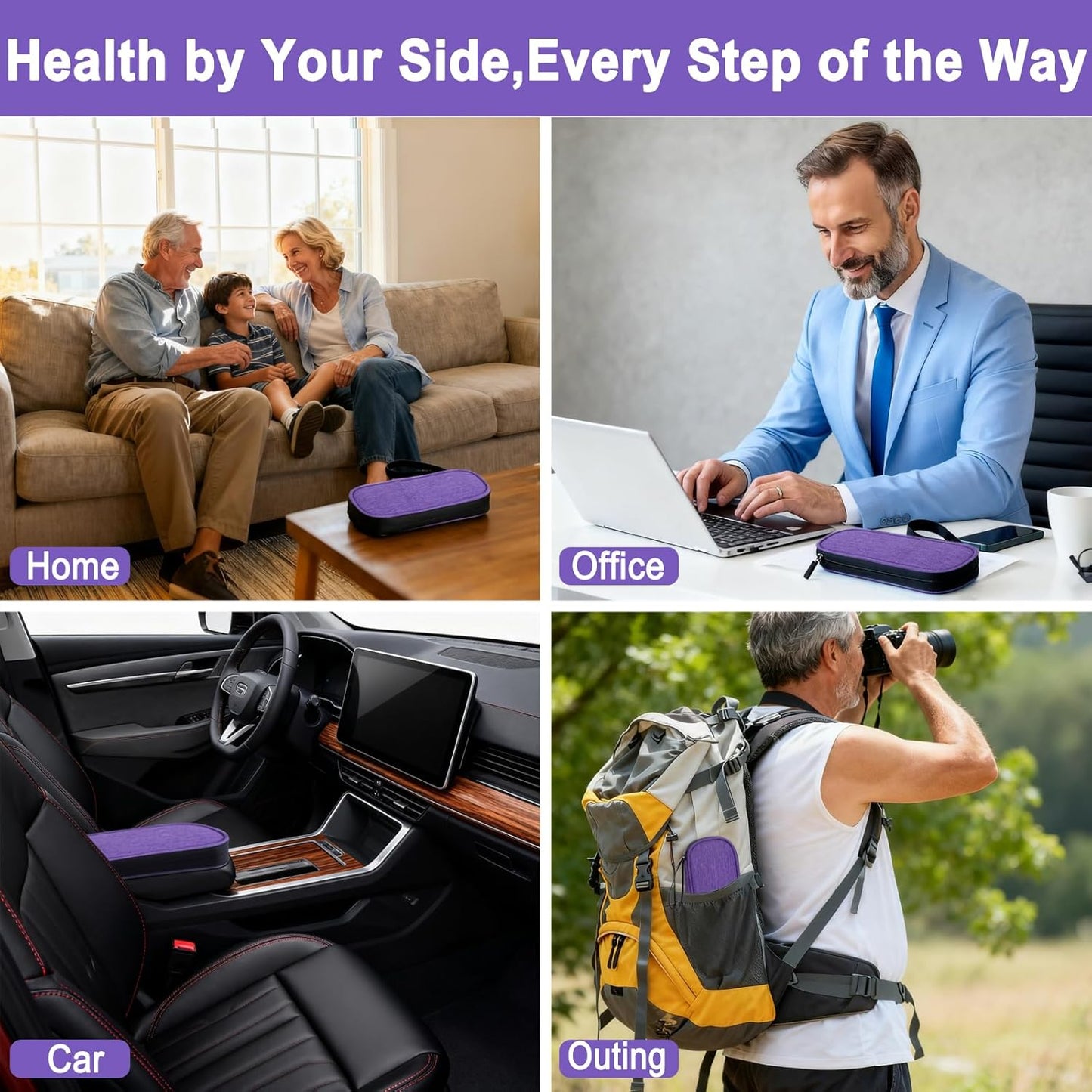 Insulin Cooler Travel Case with 2 x 90g TSA Approved Ice Packs – Insulated Diabetic Medication Bag for Insulin Pens & Supplies – Compact & Waterproof for Daily Use & Travel