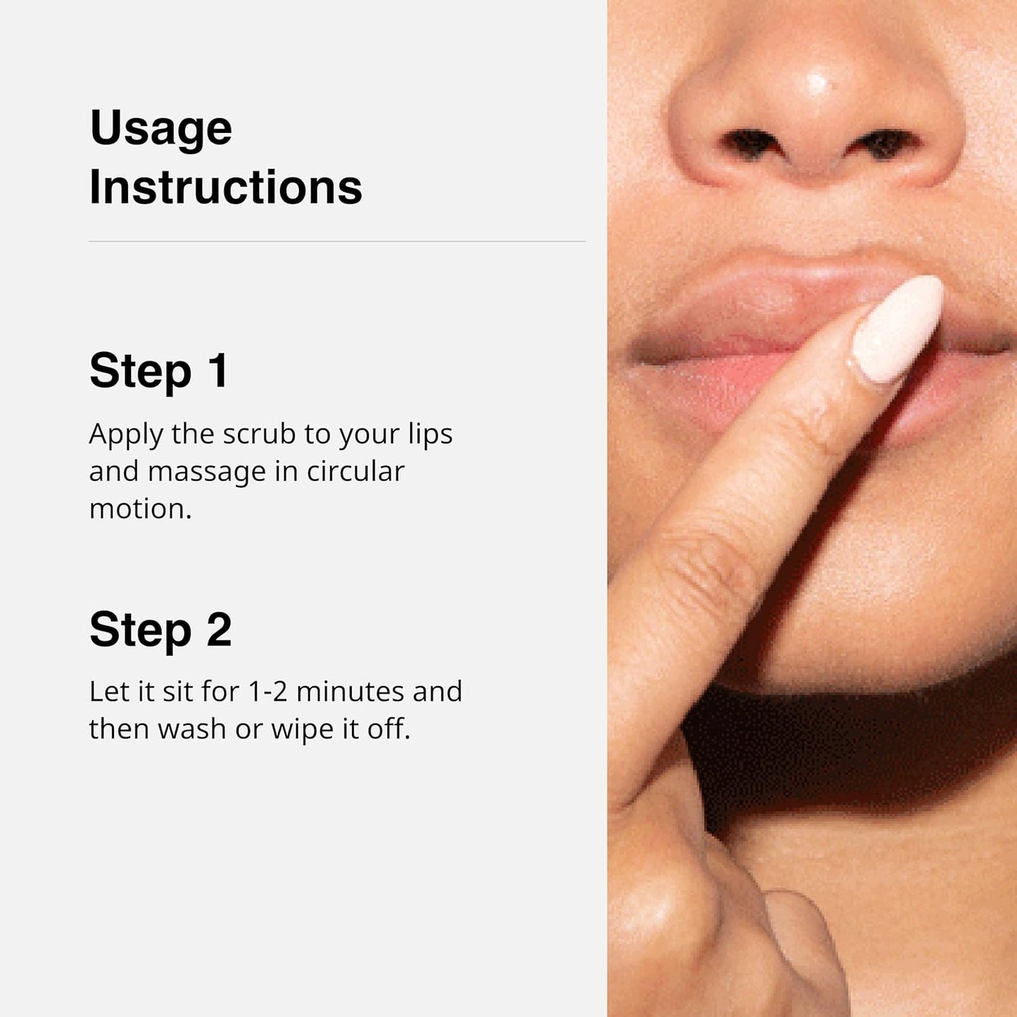 Lightening Lip Scrub for Men and Women | Exfoliate & Brighten with Walnut Shell Powder, Beetroot & Squalane | Lip Scrub for Dark Lips to Lighten Pink, 0.25 Ounce (Pack of 1)