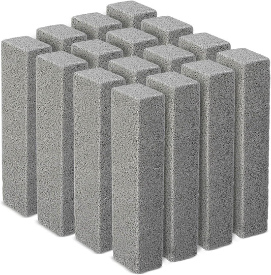 Maryton Pumice Stone for Toilet Cleaning, Non Scratch Pumice Stone for Cleaning Hard Water Stain on Toilet Bowl, Tile, Kitchen, Pack of 16