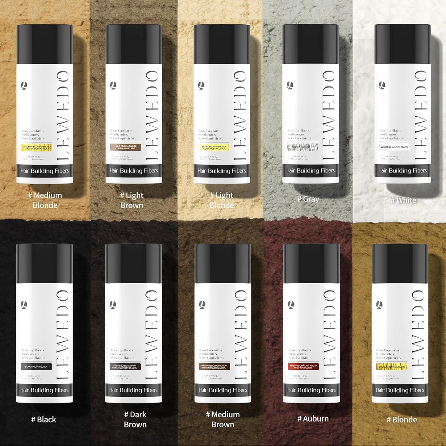 Hair Building Fibers - Instant Volume for Thinning Hair, Natural Appearance with Electrostatic Adsorption,Plant-Based, All-Day Hold, 25G Medium brown