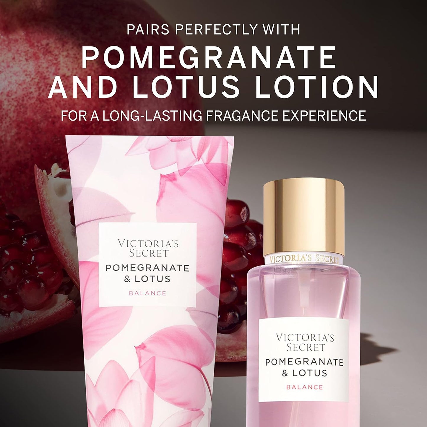 Victoria's Secret Pomegranate and Lotus Body Mist for Women, Perfume with Notes of Pomegranate and Lotus Flowers, Womens Body Spray, Sheer Rejuvenation Women’s Fragrance - 250 ml / 8.4 oz