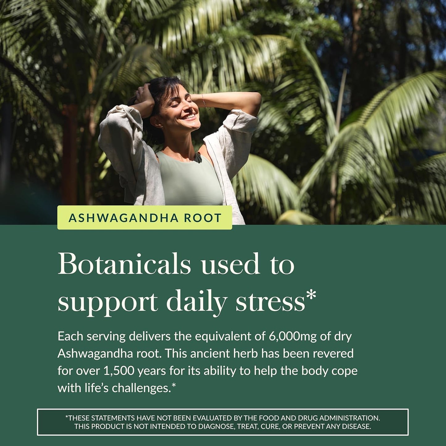 Gaia Herbs Organic Ashwagandha Gummies, Stress Support, Cinnamon, Ginger, Gluten Free, Vegan, 45 Count