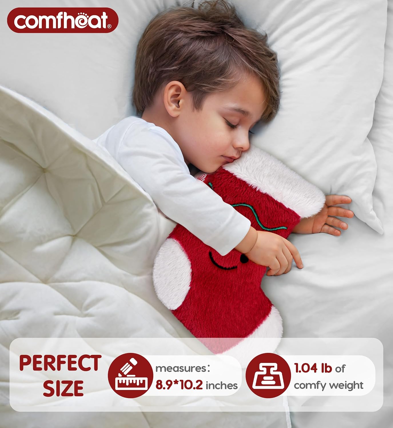 Heating pad Microwavable for Cramps Pain Relief, Microwave Moist Heat Pad Warm Compress Flaxseed Bag with Washable Cover, Funny Plush Hot Pack for Muscles, Unscented