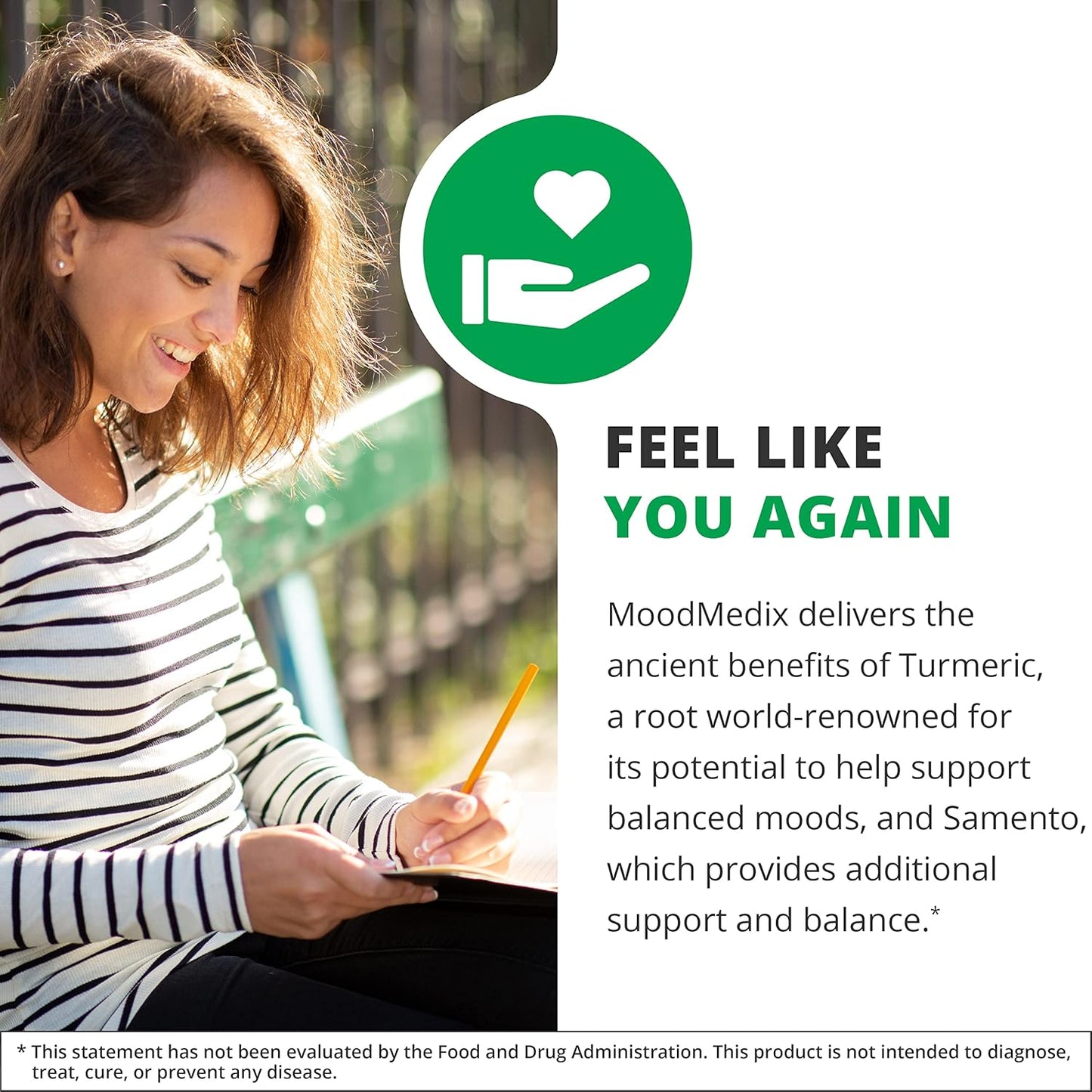 NutraMedix MoodMedix - Mood Support Supplement with Bioavailable Liquid Cat's Claw & Turmeric Root Drops - Mood, Stress Response & Emotional Support Supplement - Liquid Herbal Extract Tincture (1oz)