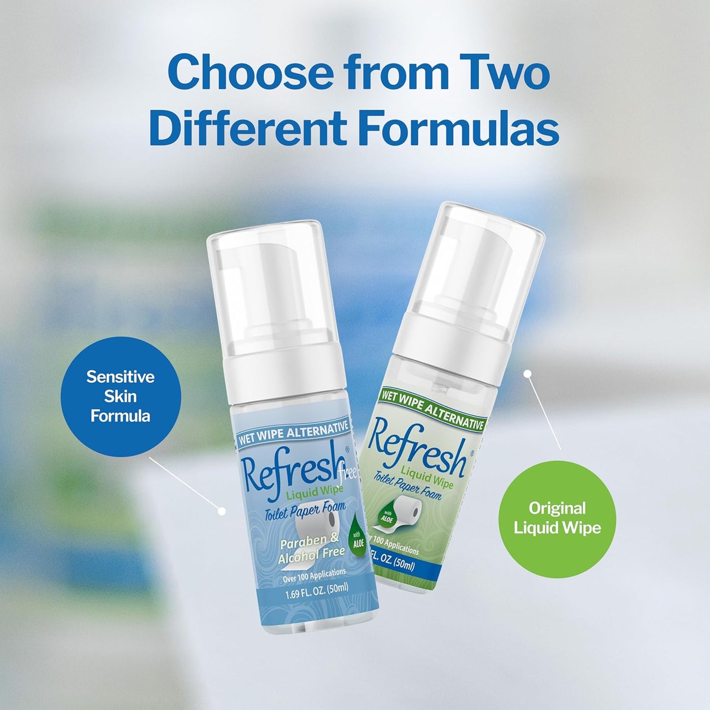 Refresh Liquid Wipe: Toilet Paper Foam. Eco-Friendly Wet Wipe Alternative. Cleanses and Soothes with Witch Hazel and Aloe. Plumbing and Septic Safe 250ml (8.45 Fl Oz).…