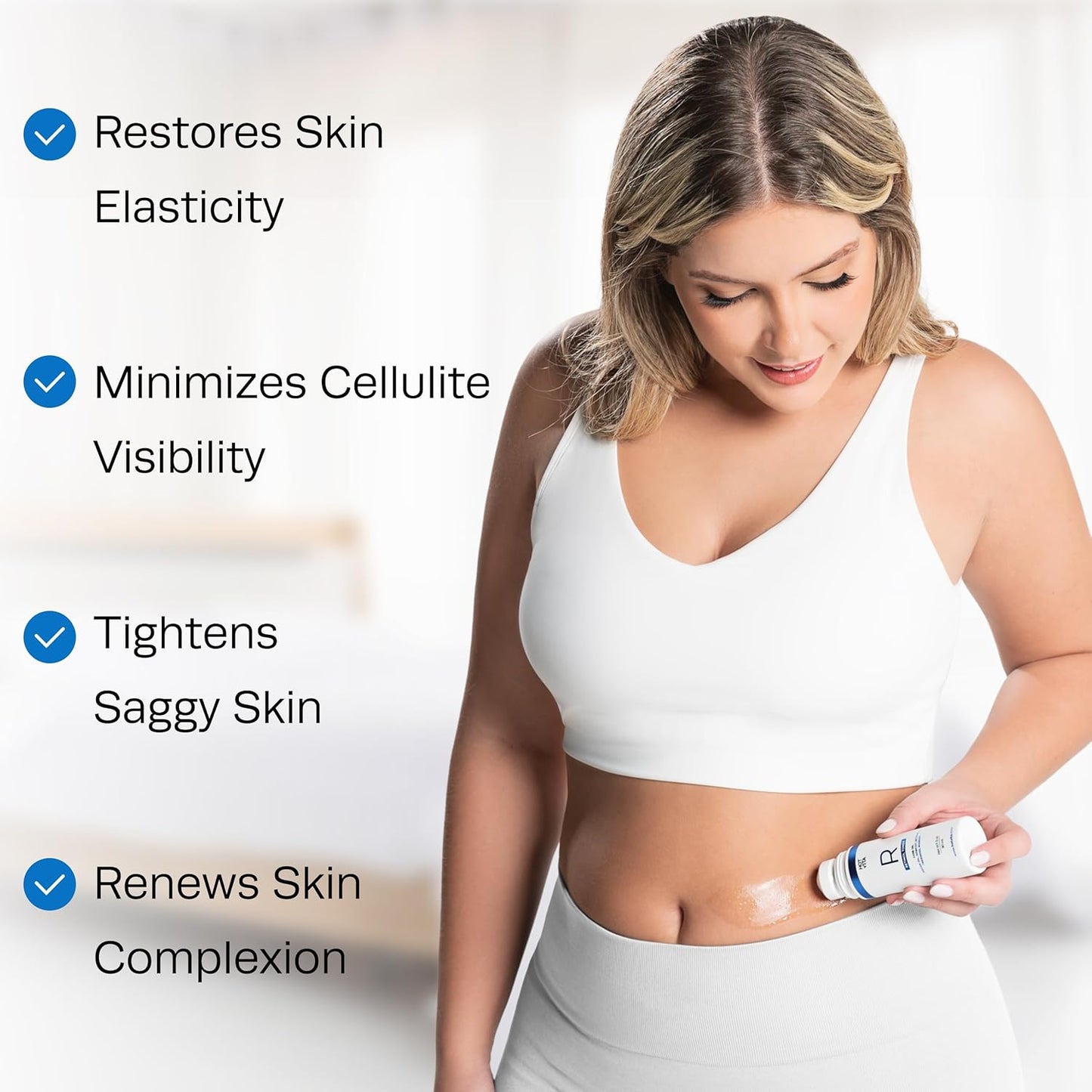 Hot Vita Retinol Body Toner - Nighttime Anti-Aging & Anti-Cellulite Formula to Tighten Skin, Smooth Complexion, & Enhance Radiance - Body Serum for Women - Made with Natural, Skin-Safe Ingredients