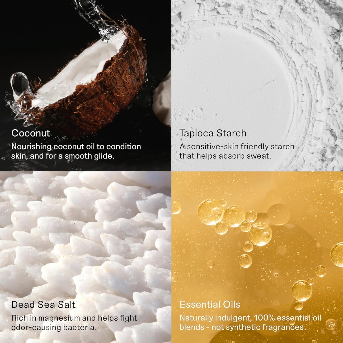 Each & Every All Natural Deodorant for Women & Men - Sensitive Skin, Plant-Based Aluminum-Free Deodorant, Travel Size - Multiple Scents (4 Pack, 0.8oz)