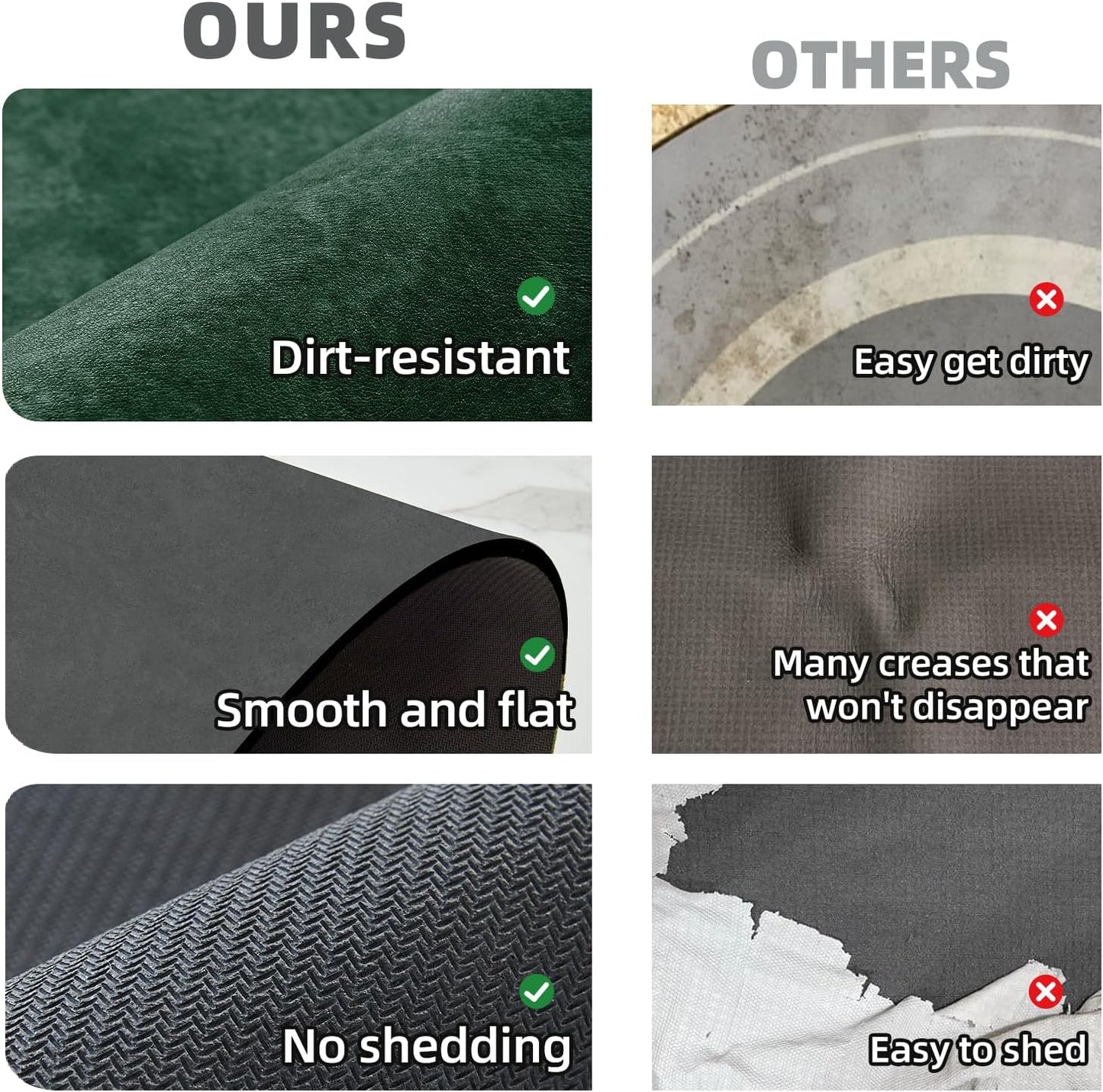 Bathroom Mat Quick Dry, Bathroom Rugs Non Slip Washable Thin Absorbent Bath Mat Fits Under Door Bathroom Floor Mat Perfect for Bath, Shower, or Sink 24"x36" Dark Green